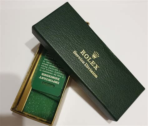 rolex service division box|Genuine Rolex Service Division Box .